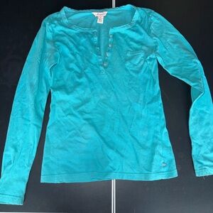 Aeropostale Teal Long Sleeve Top